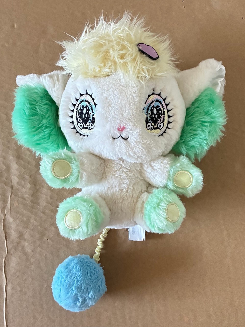 Peropero Sparkles Series Yurie Sekiya Rue Plush Stuffed Animal Green Hair Kawaii
